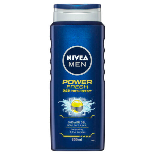 Nivea Men Shower Gel Power Fresh 500ml