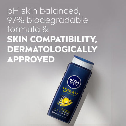 Nivea Men Shower Gel Power Fresh 500ml