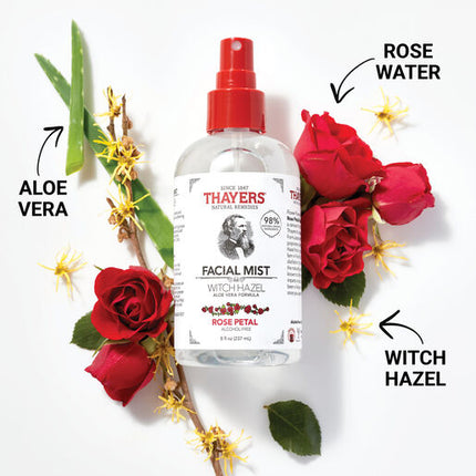 Thayers Rose Alcohol Free Mist Toner With Witch Hazel Aloe Vera 237ml