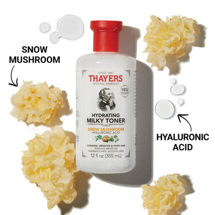 Thayers Hydrating Milky Toner With Snow Mushroom & Hyaluronic Acid 355ml