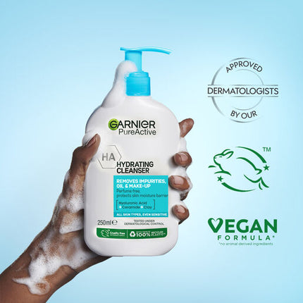 Garnier Pure Active Deep Hydrating Cleanser 250ml