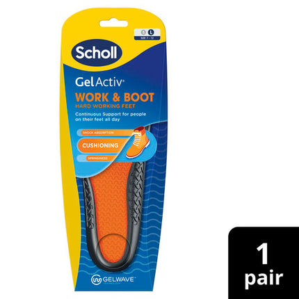 Scholl Gel Activ Insole Work Large
