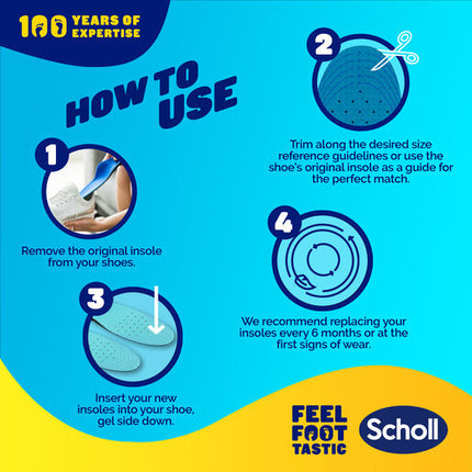 Scholl Gel Activ Insole Work Large