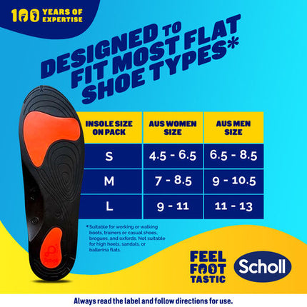 Scholl In-Balance Orthotic Lower Back Insole Large Size 9 - 11 1 Pair