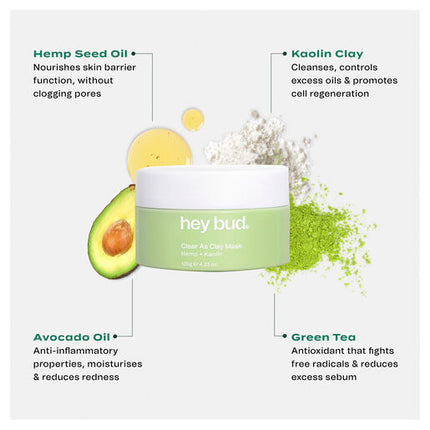 Hey Bud Hemp Clay Mask 120g