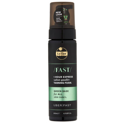 Le Tan Uber Fast Self Tanning Foam Green Base 200mL