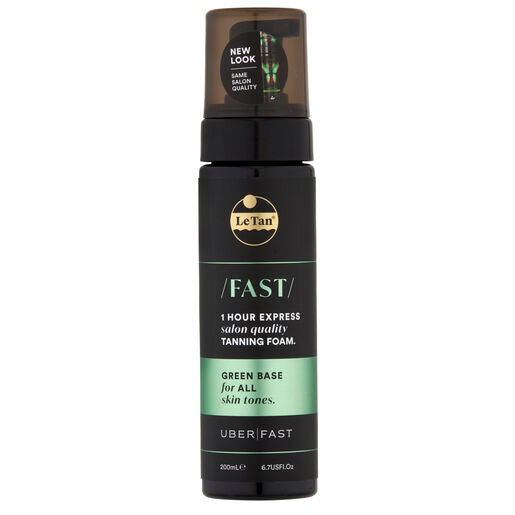 Le Tan Uber Fast Self Tanning Foam Green Base 200mL