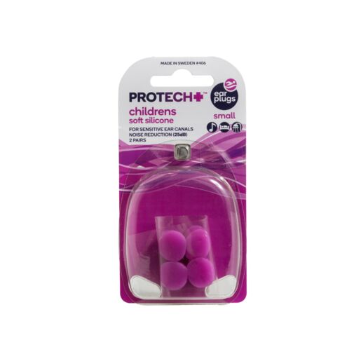 Protech Noise Control Soft Silicone Childrens Earplugs 2 Pairs