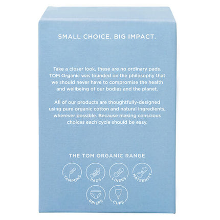 Tom Organic Ultra Thin Pads Super 10 Pack