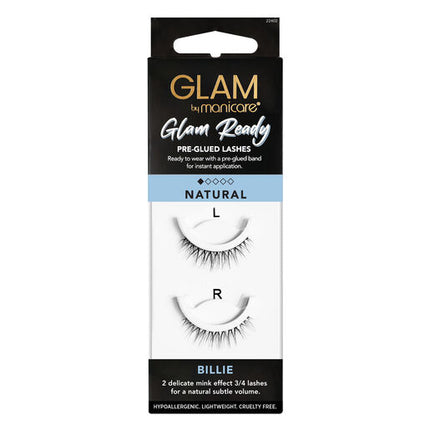 Glam by Manicare Glam Ready Pre-Glued Lashes Billie