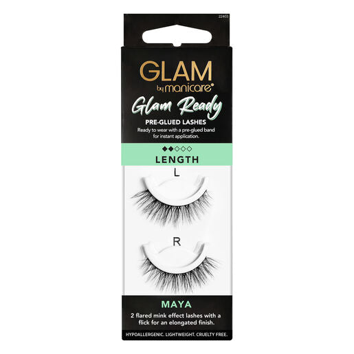 Glam by Manicare Glam Ready Pre-Glued Lashes Maya
