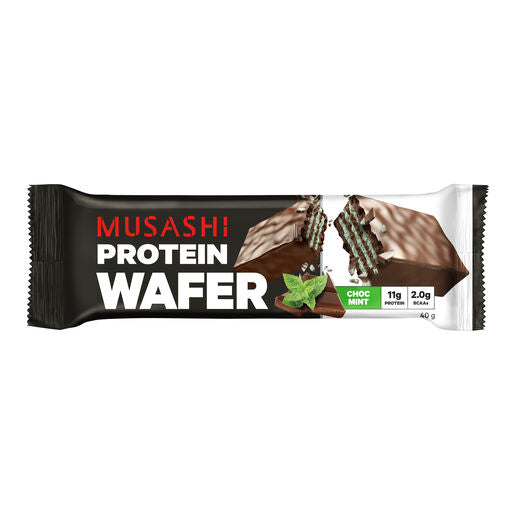 Musashi Protein Wafer Bar Choc Mint 40g