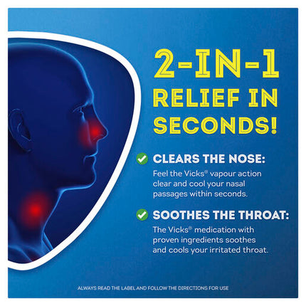 Vicks Vapodrops Butter Menthol 70 Lozenges