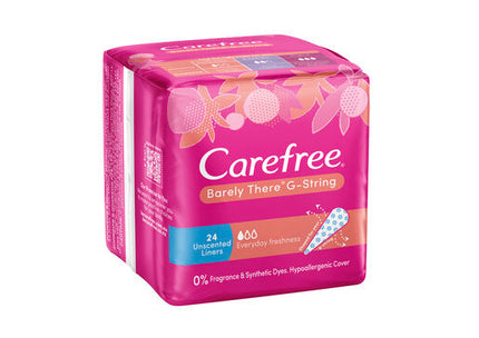 Carefree Barley There G-String Liners 24 pack