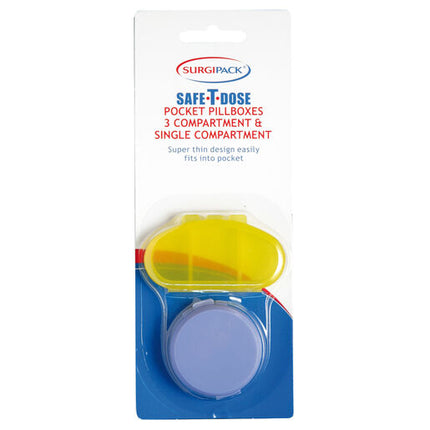 Surgipack Safe-T-Dose Pill Box 2 Pack