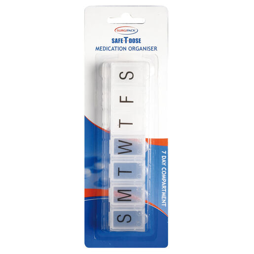 SurgiPack Safe-T-Dose 1 Week Medication Organiser