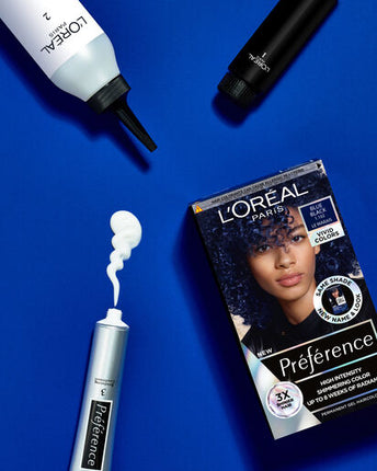 L'Oreal Preference Vivids Permanent Hair Colour 1.102 Blue Black