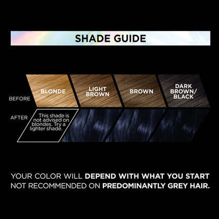 L'Oreal Preference Vivids Permanent Hair Colour 1.102 Blue Black