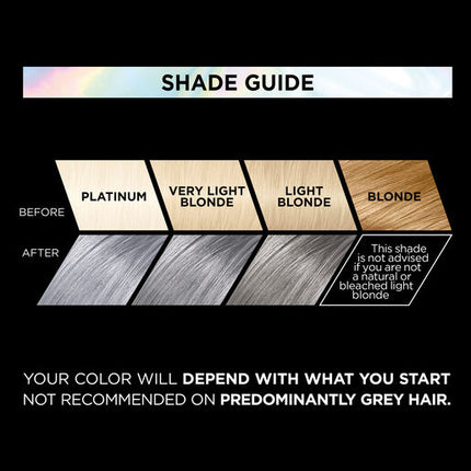 L'Oreal Preference Vivids Permanent Hair Colour 10.112 Silver Grey