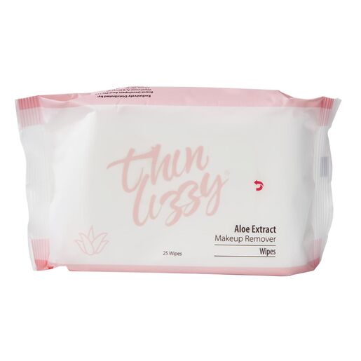 Thin Lizzy Makeup Remover Wipes 25 Pack