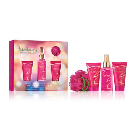 Britney Spears Fantasy Hair & Body 4 Piece Gift Set