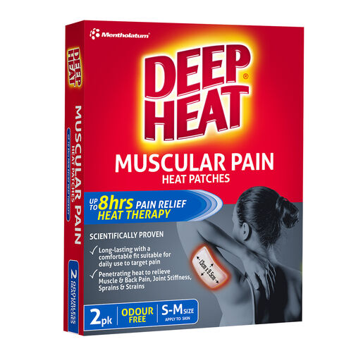 Deep Heat Muscular Pain Patches 2 pk