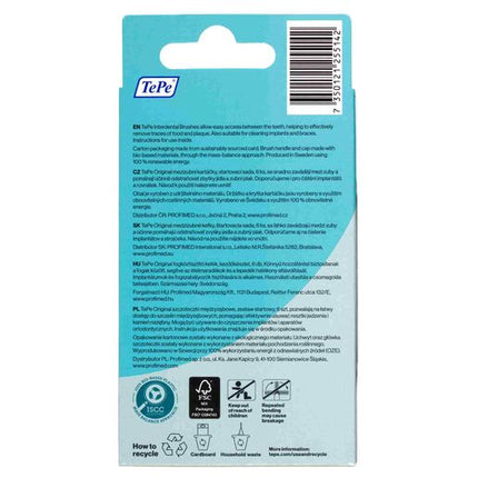 TePe Interdental Brush Size 0 Pink 0.4mm 6 Pack