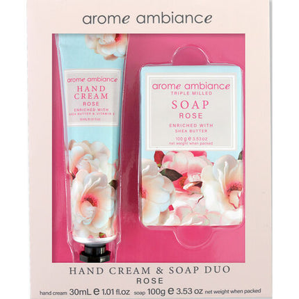 Arome Ambiance Nature Hand Cream & Soap Rose Duo