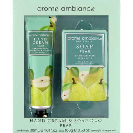Arome Ambiance Nature Hand Cream & Soap Pear Duo