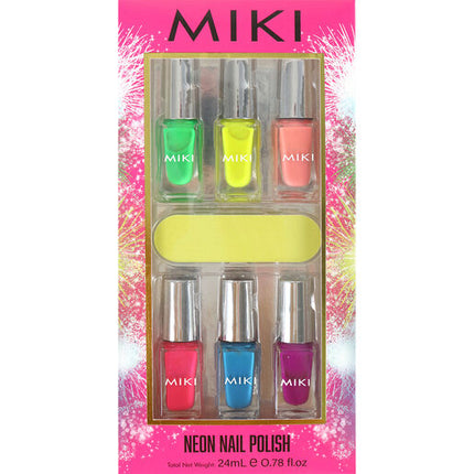 Miki Neon Nail Polish Set