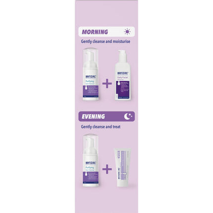 Benzac 3 Step Clear Skin Acne Kit 60g