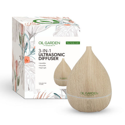 Oil Garden 3 In 1 Ultrasonic Diffuser Sandy