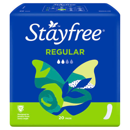 Stayfree Regular Pads No Wings 20 Pack