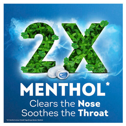Vicks VapoDrops Xtra Strong - 16 Menthol Blast Lozenges