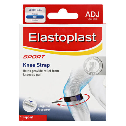 Elastoplast Sport Knee Strap Adjustable Black