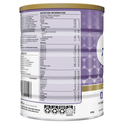 Alula Gold DelicateEze Premium Infant Formula 0-12 Months 850g