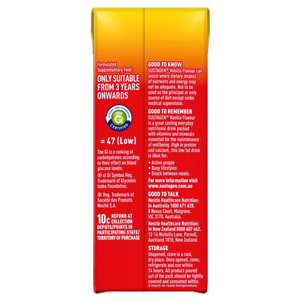 Sustagen Ready To Drink Vanilla 250Ml