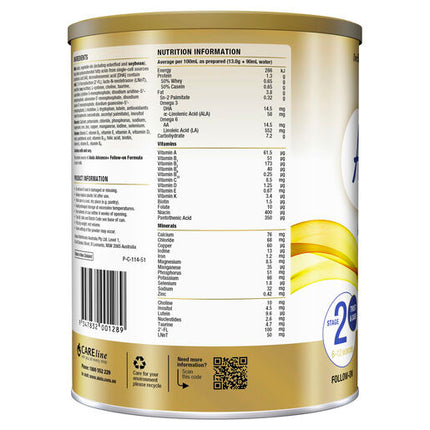 Alula Advance+ Stage 2 Premium Follow-on Formula for 6-12 Months 800g