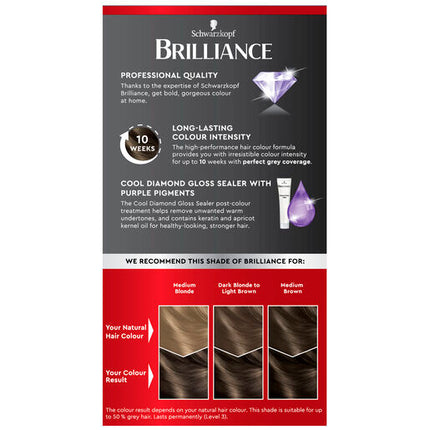 Schwarzkopf Brilliance Cool Browns 73 Frosty Brown