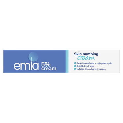 Emla Cream 5% 5X5G 10 Dressings