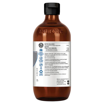 Melrose High Strength Fish Oil 200Ml