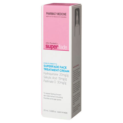 John Plunkett's SuperFade Face Treatment Cream 20mL