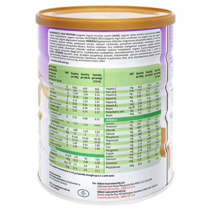 PediaSure Organic Vanilla Powder 800g