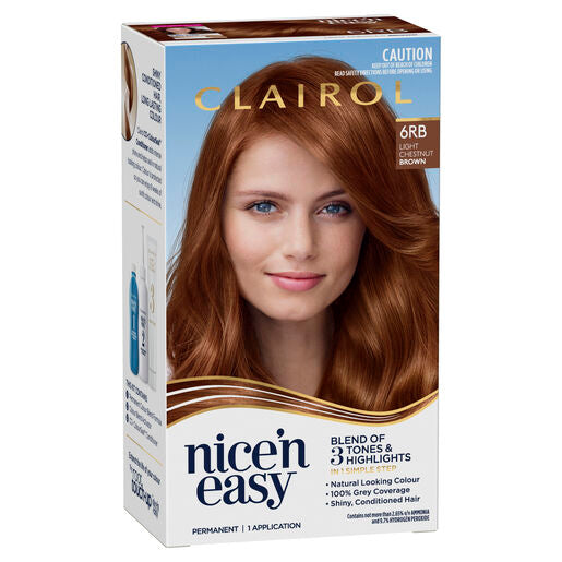 Clairol Nice 'N Easy 6RB Light Chestnut Brown