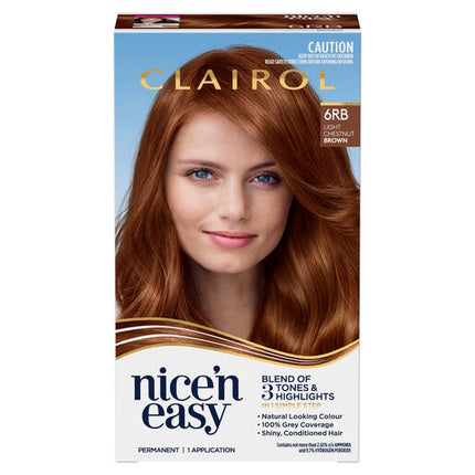 Clairol Nice 'N Easy 6RB Light Chestnut Brown