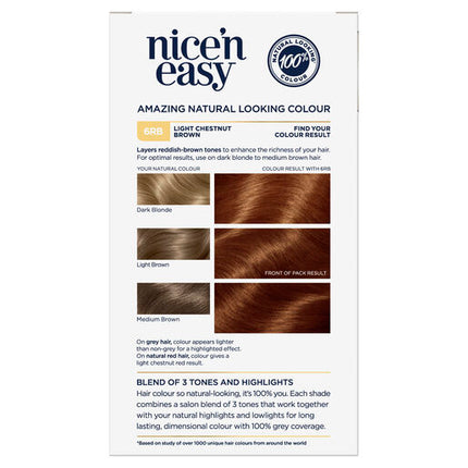 Clairol Nice 'N Easy 6RB Light Chestnut Brown