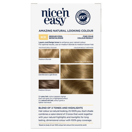 Clairol Nice 'N Easy 8CB Medium Champagne Blonde