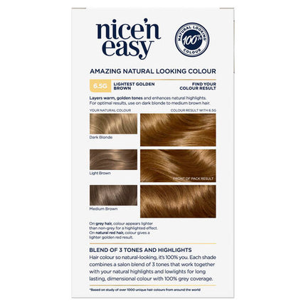 Clairol Nice 'N Easy 6.5G Light Golden Brown