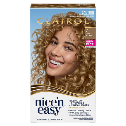 Clairol Nice 'N Easy 7 Dark Blonde Permanent Hair Colour