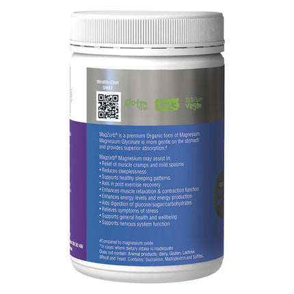 Vitaceuticals Magzorb Magnesium Glycinate Powder 240g